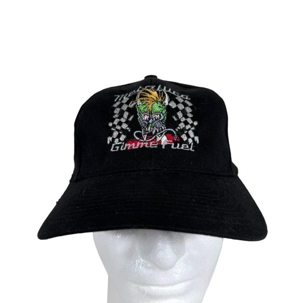 Vintage Metallica GIMME FUEL Snapback Hat Black GIANT Cap - Picture 2 of 9
